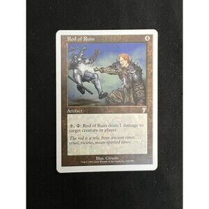 Rod of Ruin 7ED 314/350 LP Magic The Gathering MTG Uncommon
